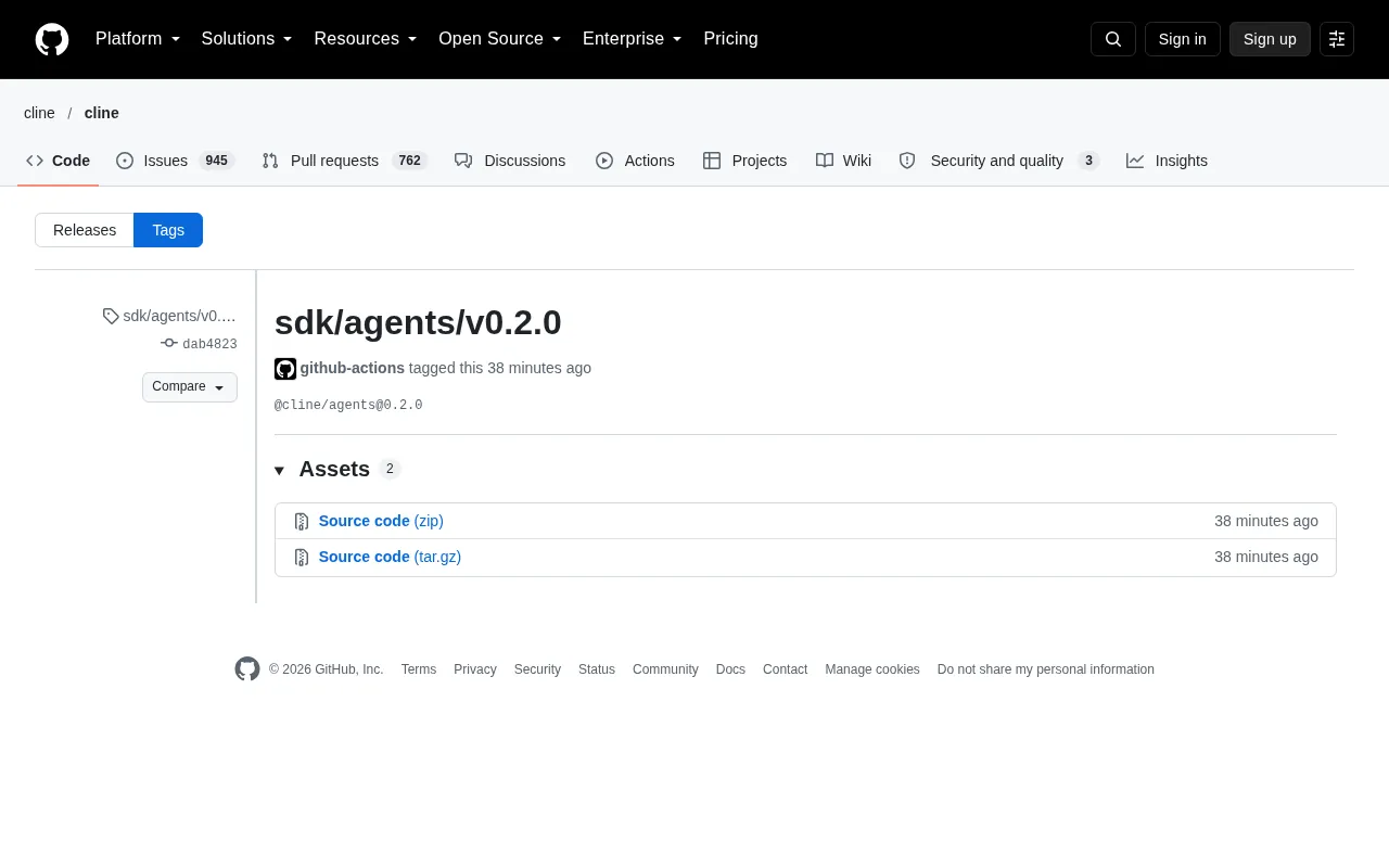 Cline Agents SDK 0.2.0 发布:AI编程代理工具链再进化