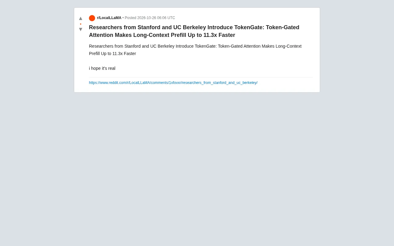 TokenGate:斯坦福伯克利新注意力机制让长上下文预填充提速11.3倍