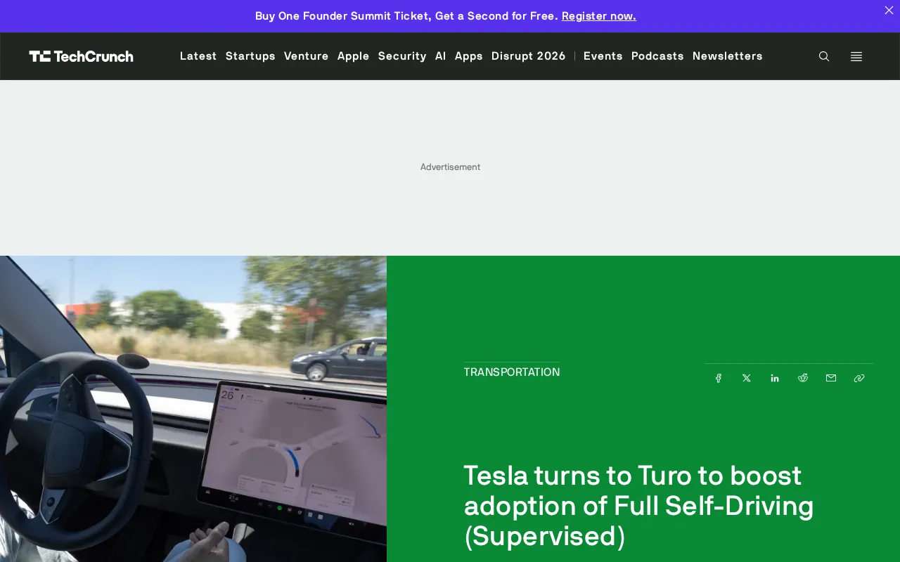 Tesla Leverages Turo to Promote FSD: Test Drive as Experience—Can It Accelerate Autonomous Driving Adoption?