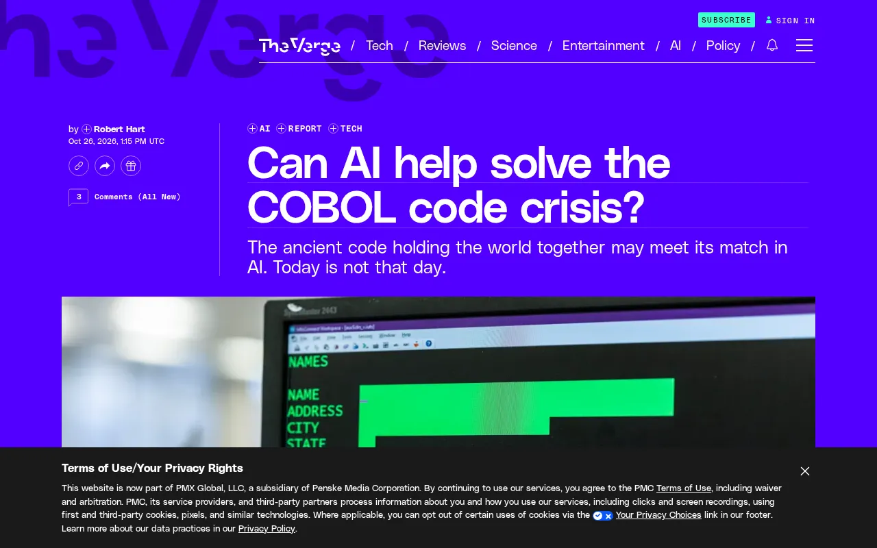 AI能破解COBOL代码危机吗?OpenAI给出新思路