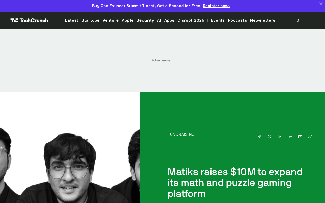 Matiks获千万美元融资,用AI降低数学游戏创作门槛