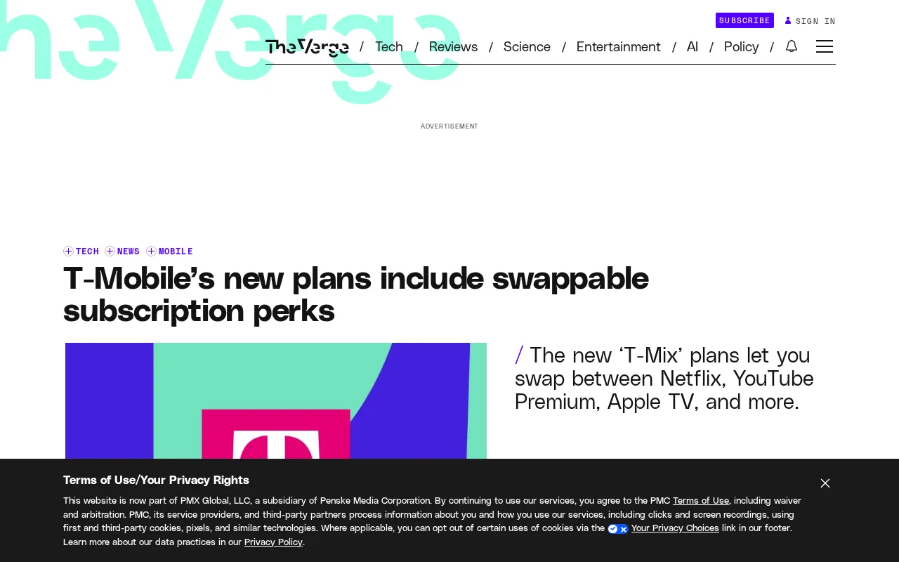 T-Mobile Launches T-Mix Plans: Swappable Subscription Perks as the New Selling Point