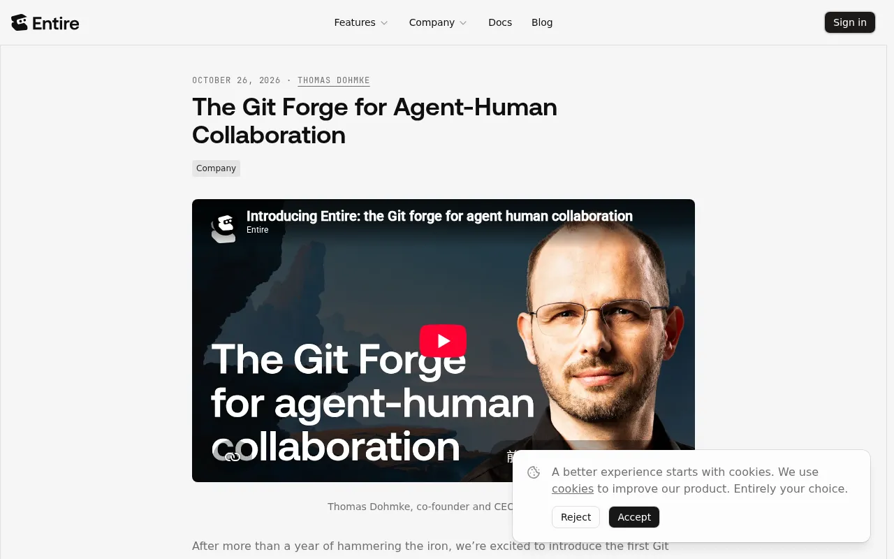 Git Forge for Agent-Human Collaboration