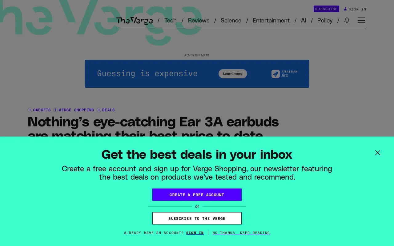 Nothing Ear 3A耳机降价至79美元,四色同享历史低价