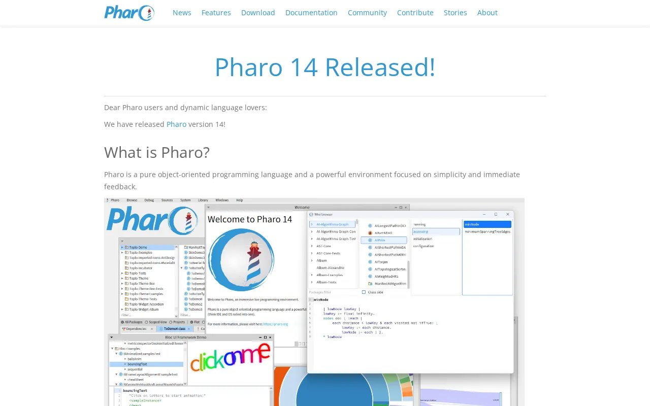 Pharo 14 发布:开源 Smalltalk 的现代化演进