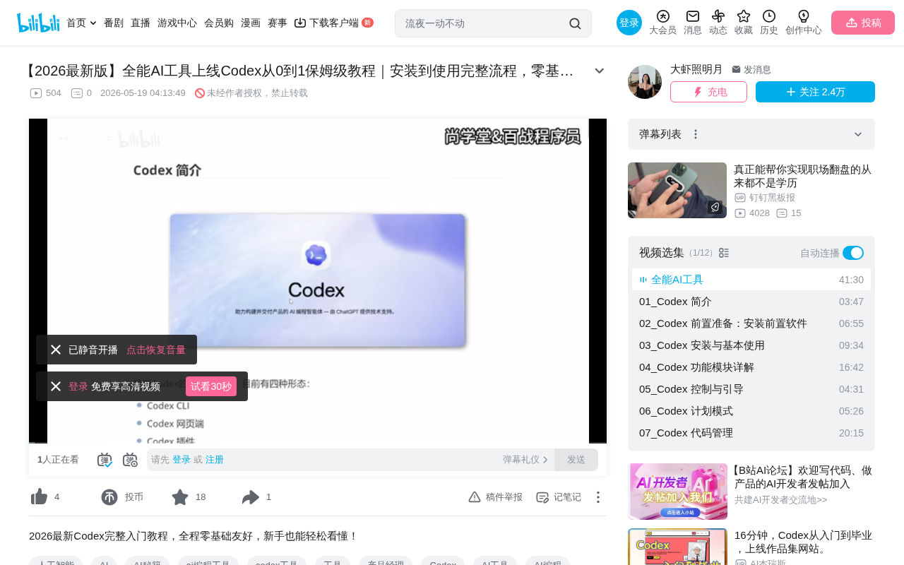 OpenAI Codex安装配置教程:功能模块与使用技巧全解析