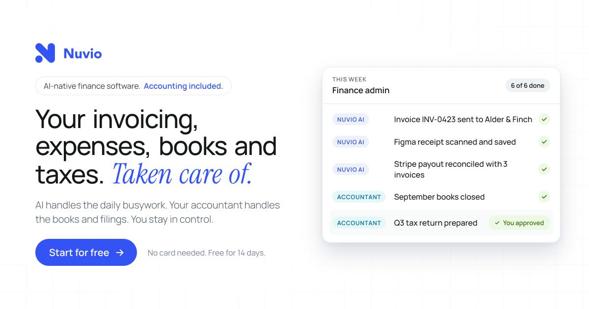 Nuvio 5.0: Handing Financial Back Office to AI Agents