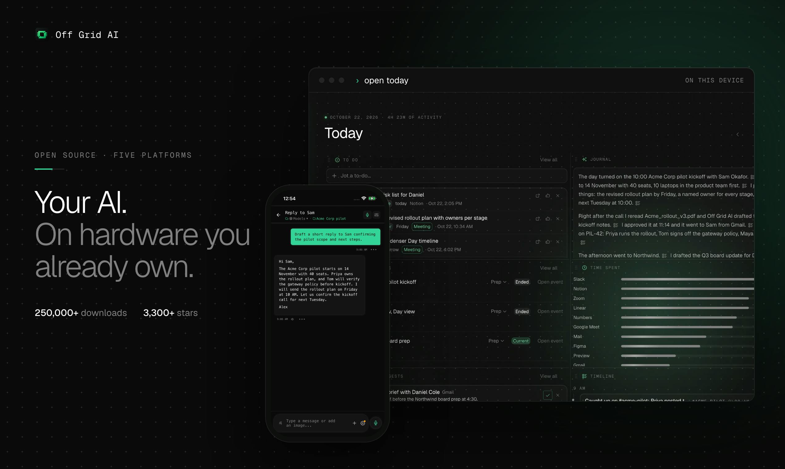 Off Grid AI:手机电脑上的私密AI,离线可用、开源免费