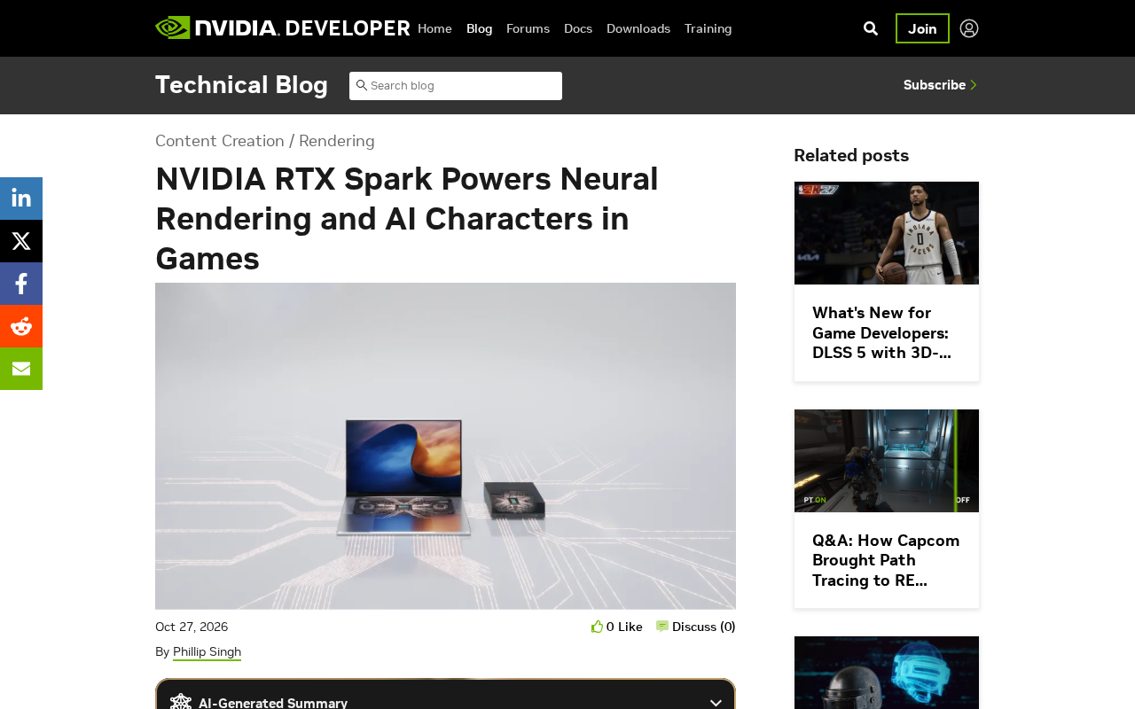 NVIDIA RTX Spark: Rebuilding Game Neural Rendering with Local AI Compute