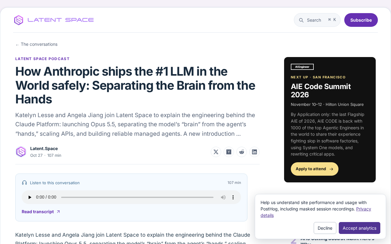 How Anthropic Safely Delivers the World's Top LLM: Separating the Brain from the Hands