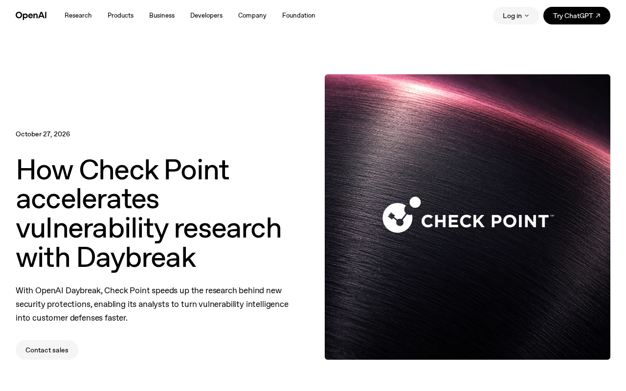 Check Point用Daybreak加速漏洞研究，安全防御提速