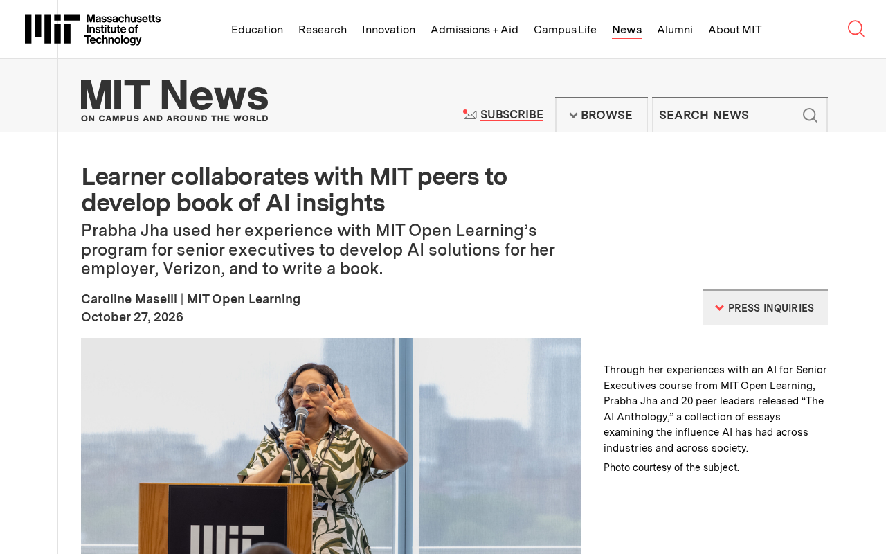 MIT Learner Co-Authors AI Insights Book with Peers