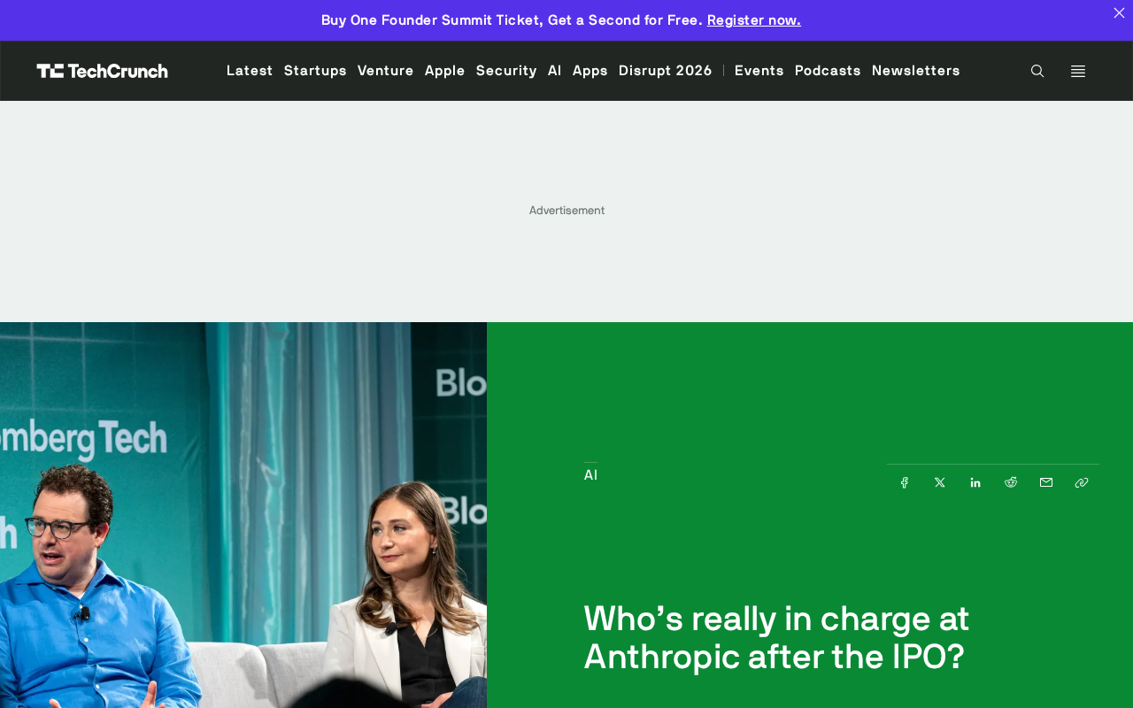 Anthropic IPO后谁掌权?复杂治理结构解析