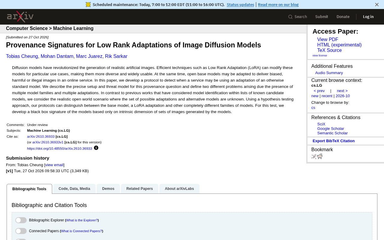 Tracing LoRA Fine-Tuning Signatures: Black-Box Detection of Diffusion Model Variants