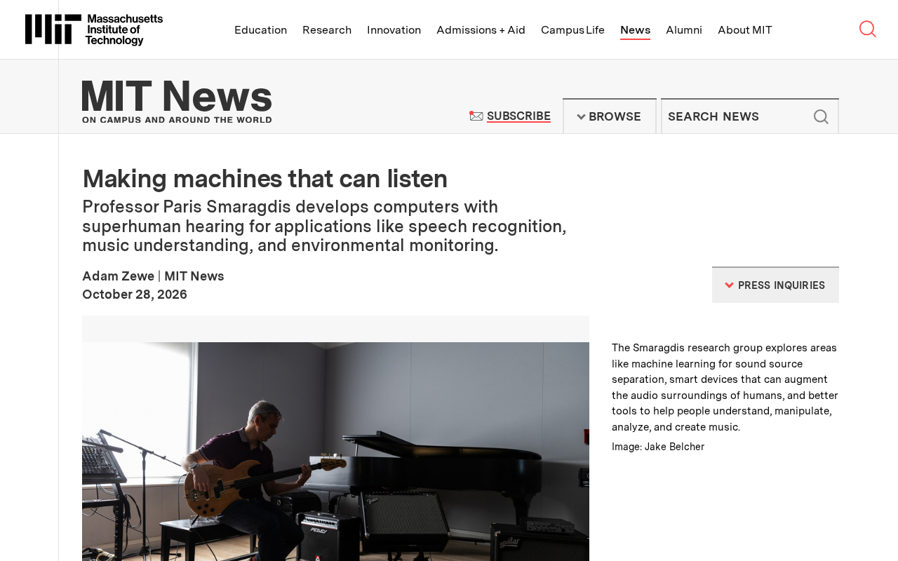 Teaching Machines to Listen: Paris Smaragdis's Research on Superhuman Hearing