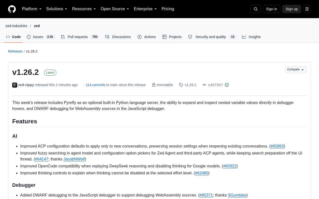 v1.26.2 版本发布:GitHub 验证签名与稳定版更新解析