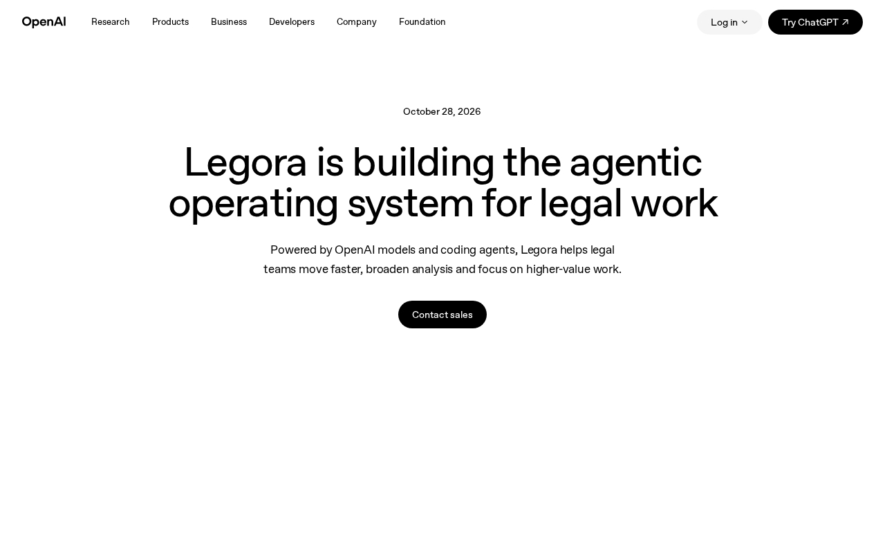 Legora Builds an Agentic Operating System for Legal Work with AI
