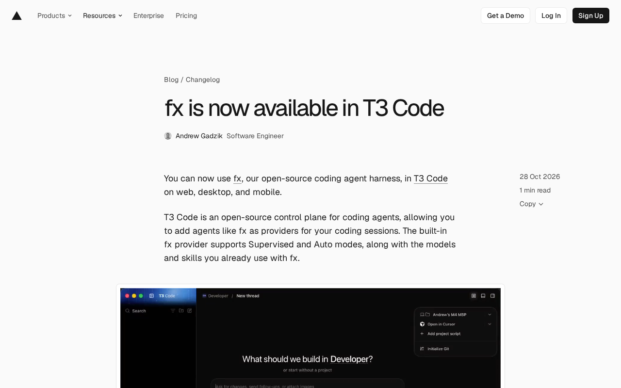 fx在T3 Code中的使用界面