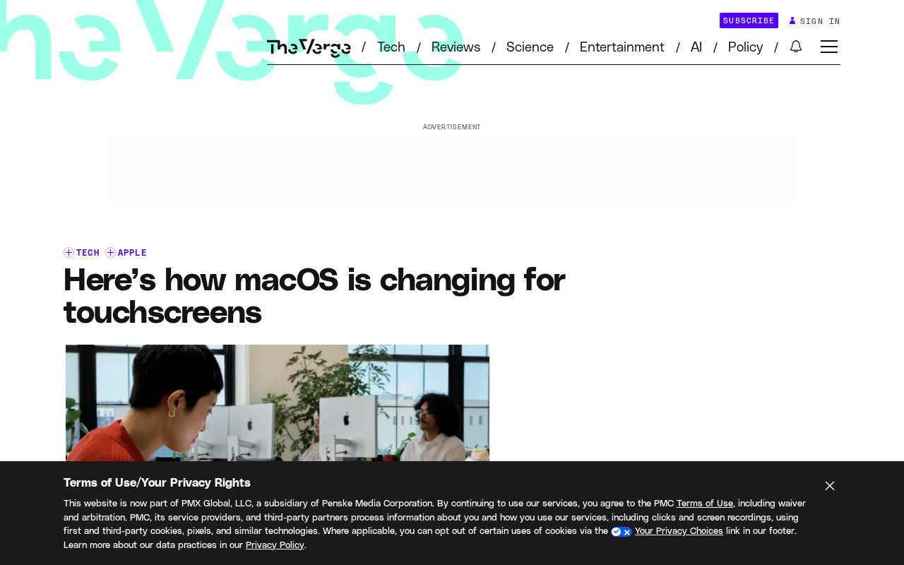macOS触屏化:苹果首款触屏MacBook的软件策略解读