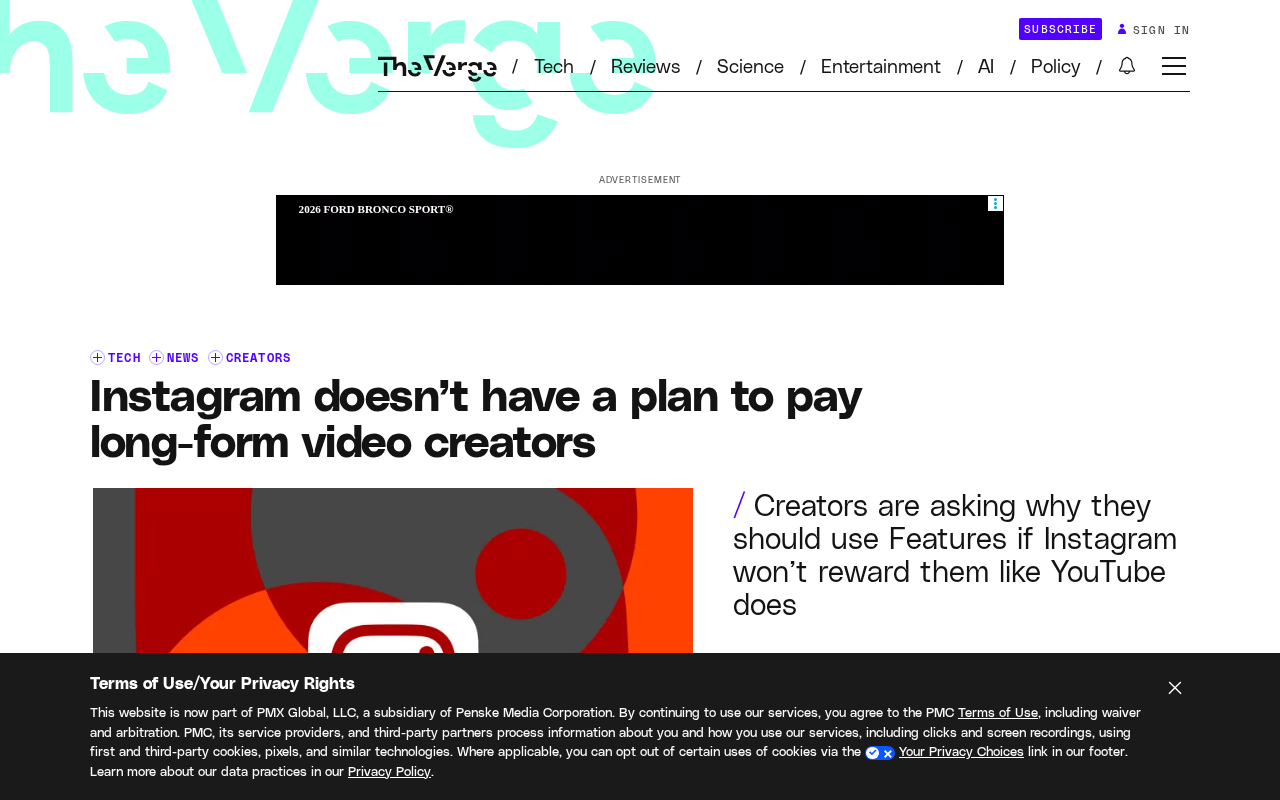 Instagram推长视频却不谈分成,创作者为何不买账?