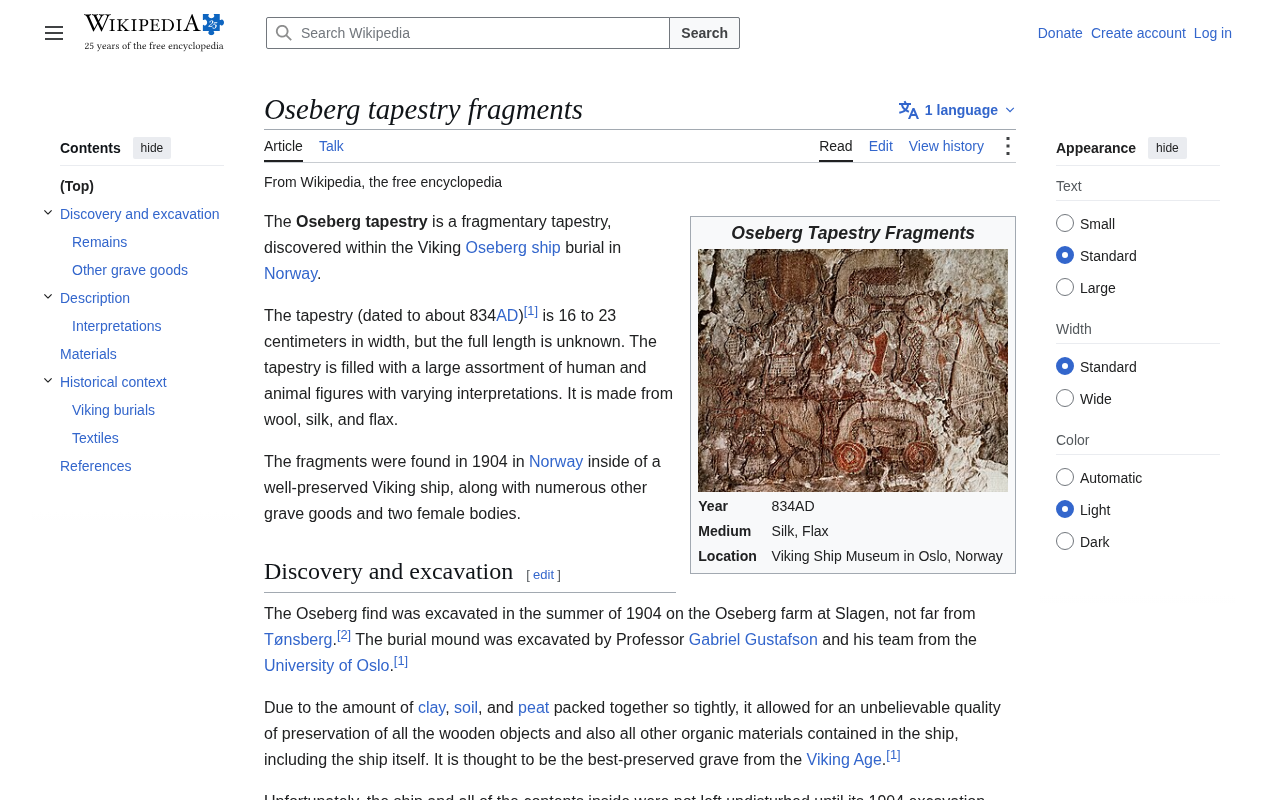 Oseberg Tapestry Fragments:数字复原维京织物