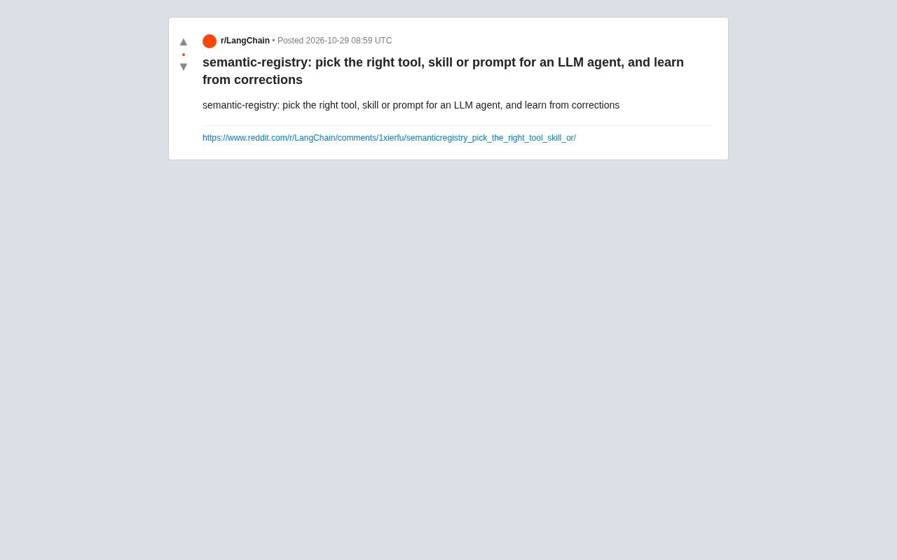 reddit source: semantic-registry