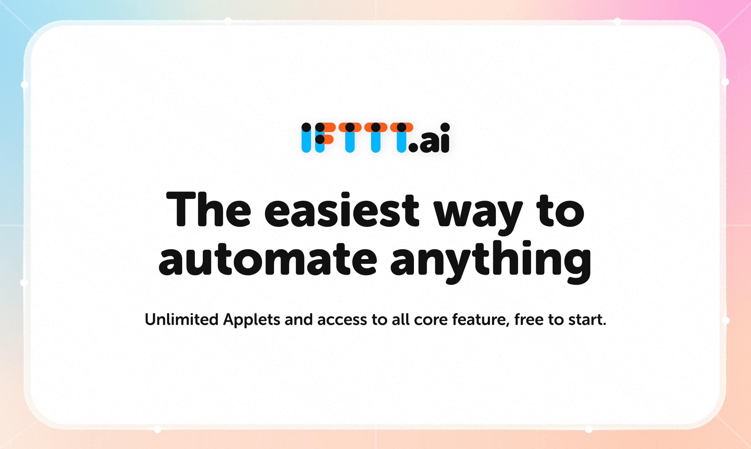 IFTTT.ai Launches Major Upgrade: AI-Powered Automation Connecting 1,000+ Services