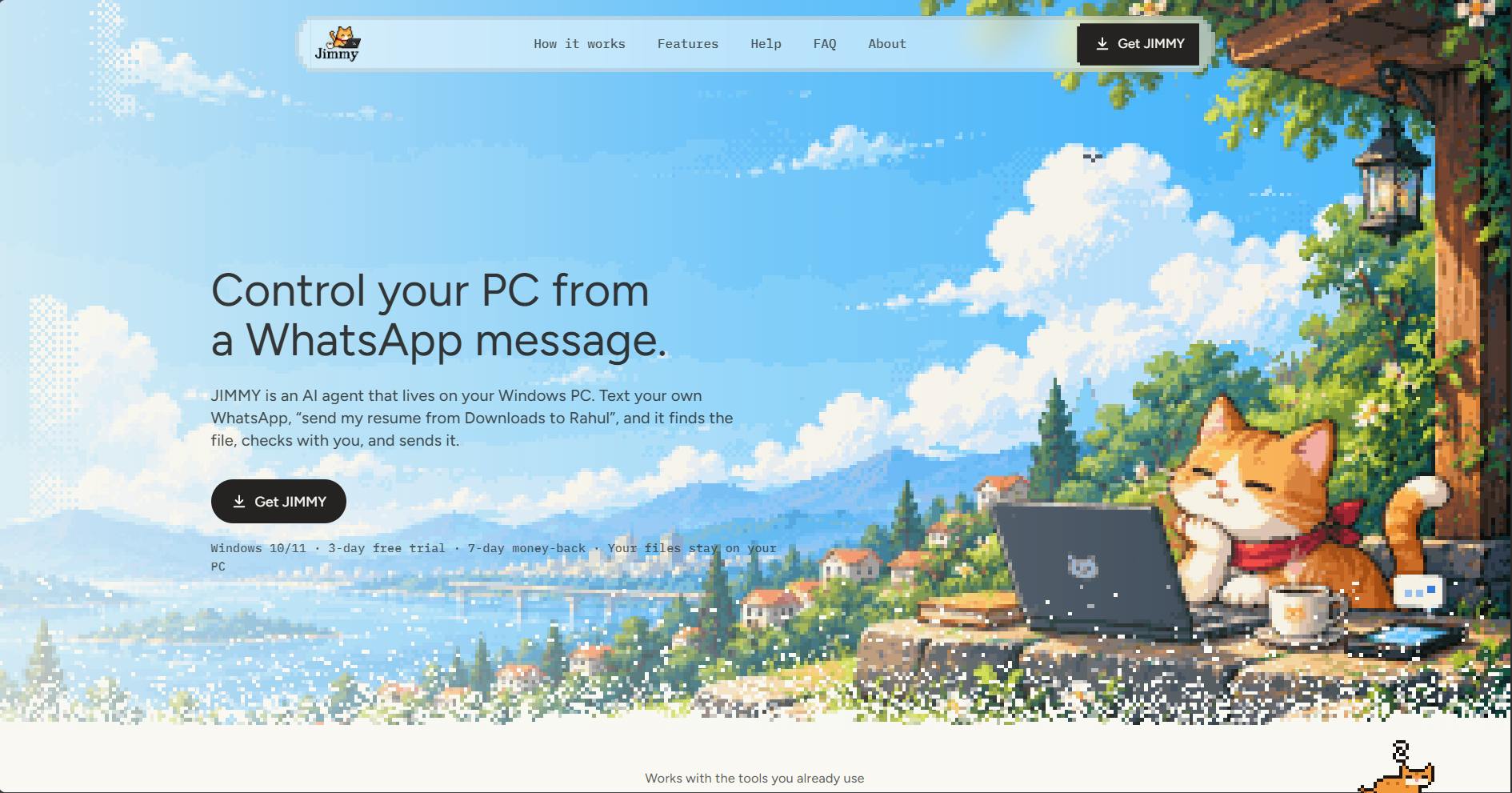 JIMMY: Control Your PC via WhatsApp Self-Chat, a New AI Agent Concept