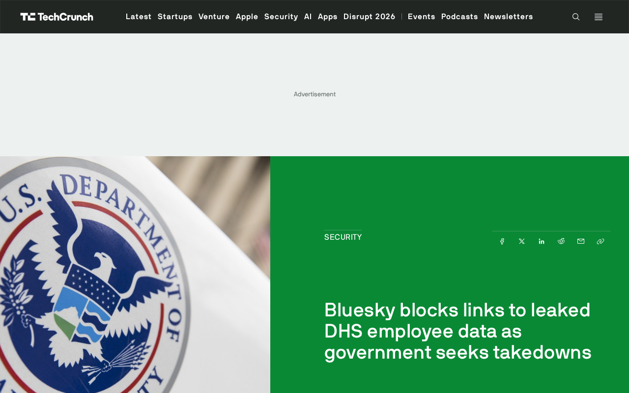 Bluesky Blocks Links to Leaked DHS Employee Data as Government Seeks Removal, Sparking Controversy