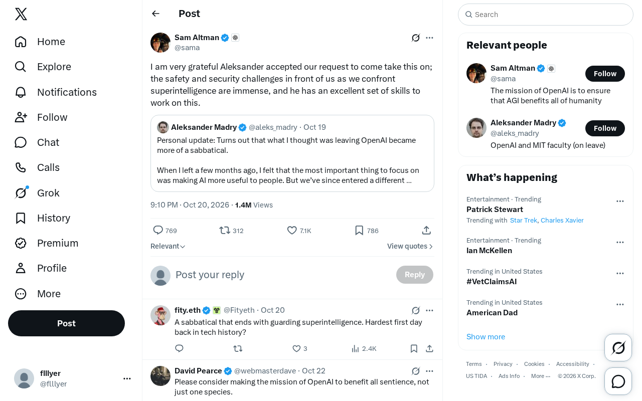Superintelligence Safety Challenge: Aleksander's Joining Draws Attention