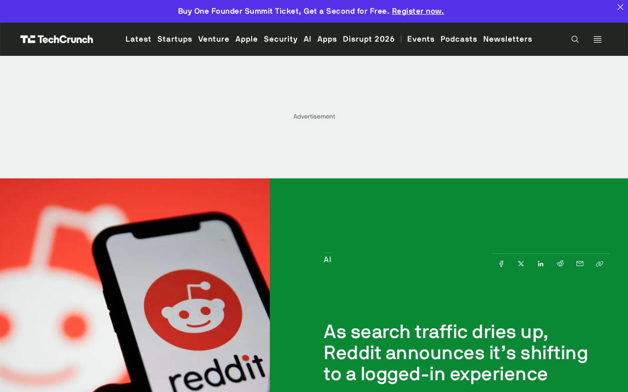 Search Traffic Dries Up, Reddit Pivots to Login Wall: The End of the Open Web Era?