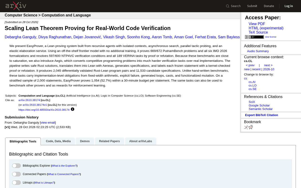 EasyProver: How Recursive Agents Tackle Formal Verification of Real-World Code
