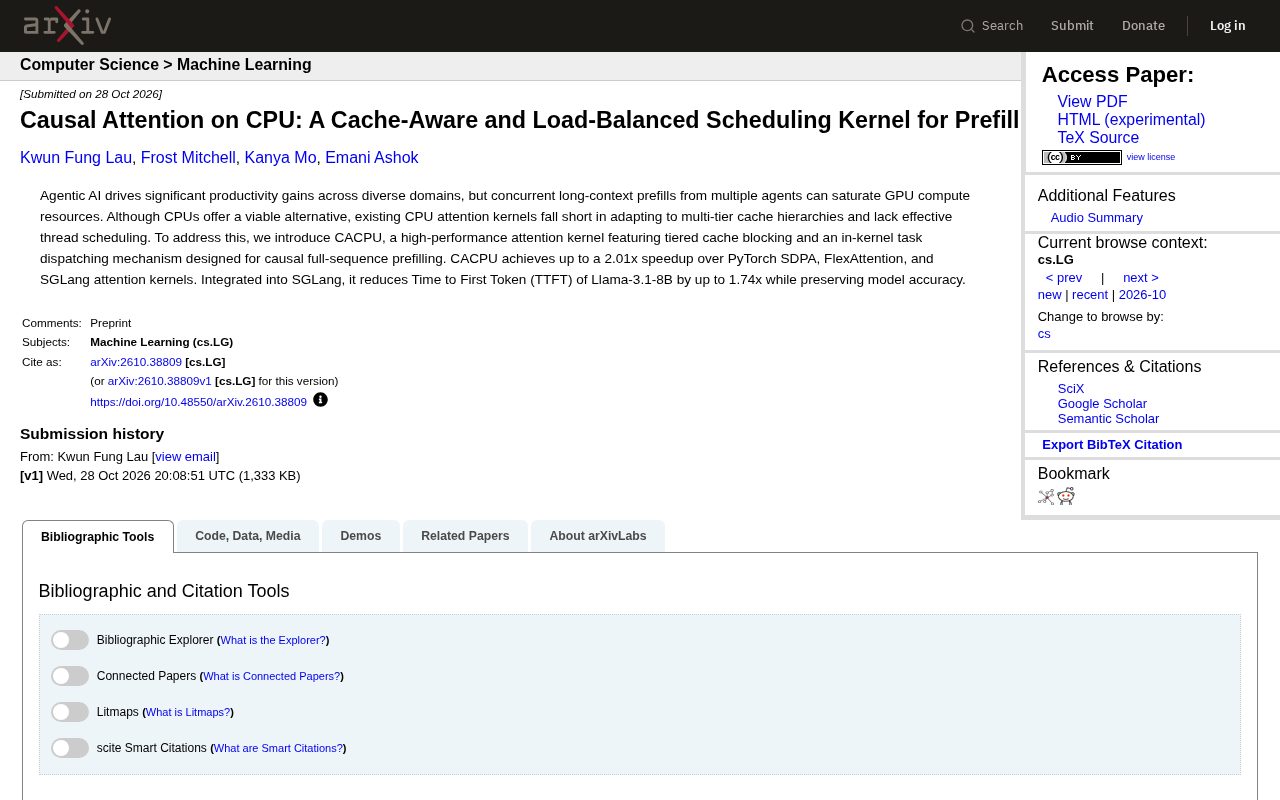 CPU Can Efficiently Run Long-Context Attention Too: A Deep Dive into the CACPU Kernel