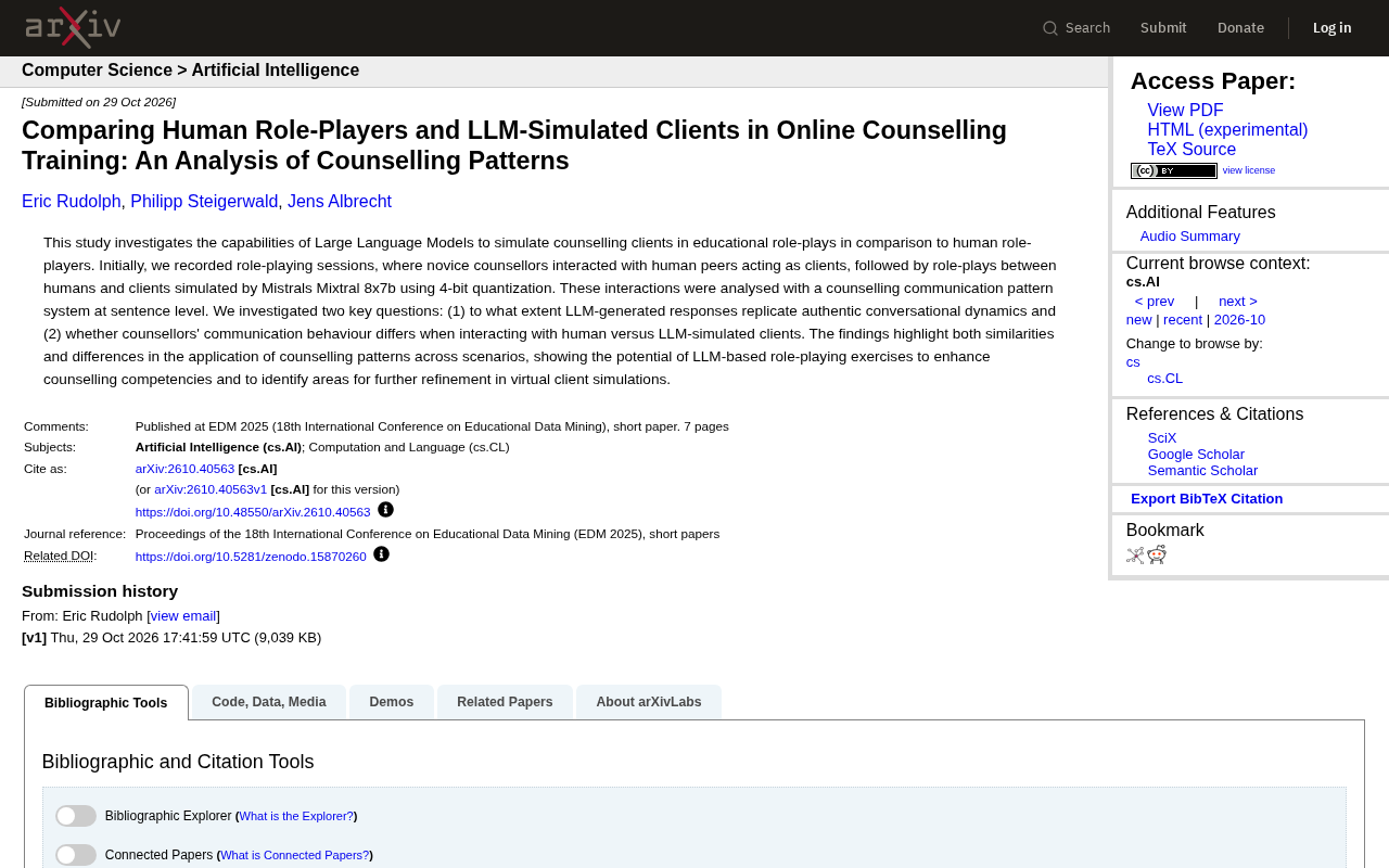 Human vs. LLM-Simulated Clients: Comparing Dialogue Patterns in Online Counseling Training