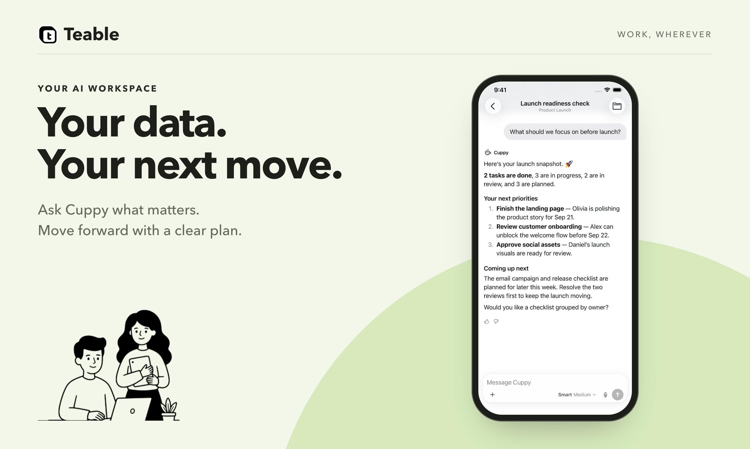Teable Mobile:用手机也能搭建团队数据库与自动化应用