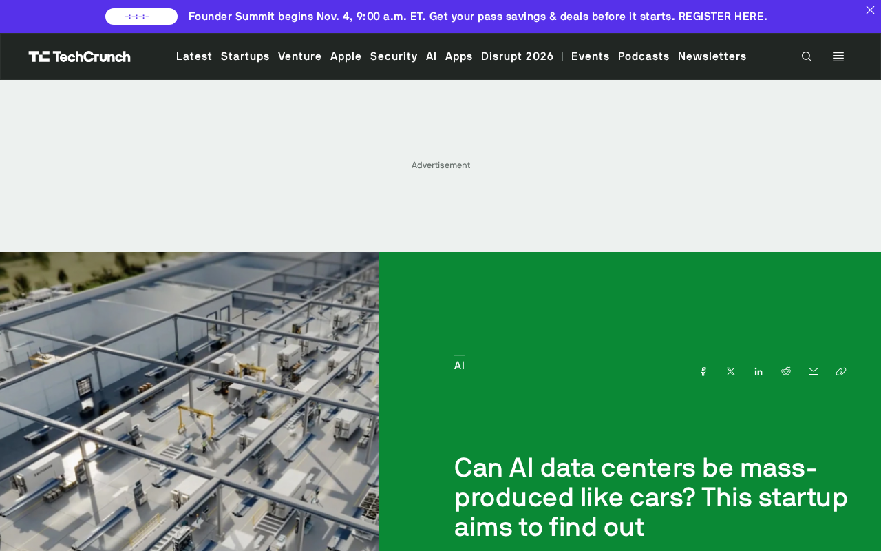 Can AI Data Centers Be Mass-Produced Like Cars? Runware's Factory Experiment