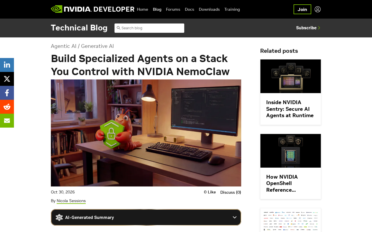 NVIDIA NemoClaw:掌控全栈,构建安全专用AI Agent