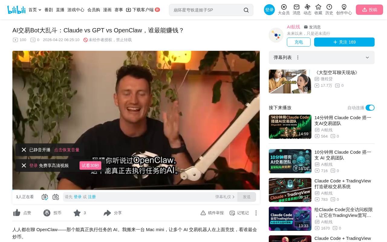 AI交易Bot大乱斗:15个Agent自然选择谁最赚钱