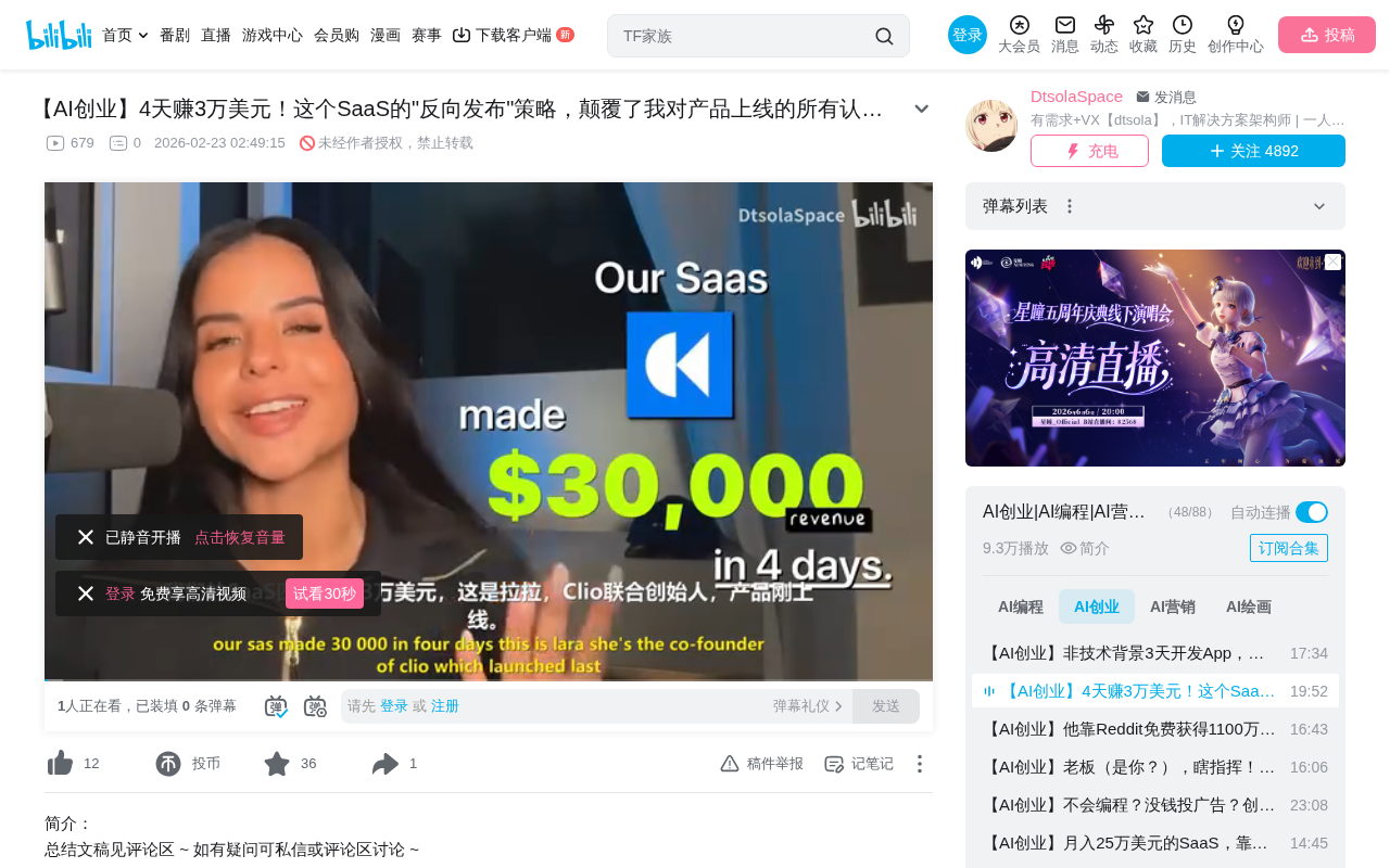 4天赚3万美元:SaaS反向发布策略全解析