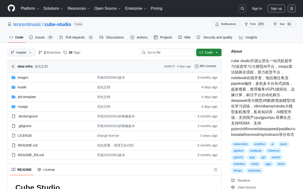 Cube Studio Deep Dive: Tencent's Open-Source One-Stop Cloud-Native AI Platform