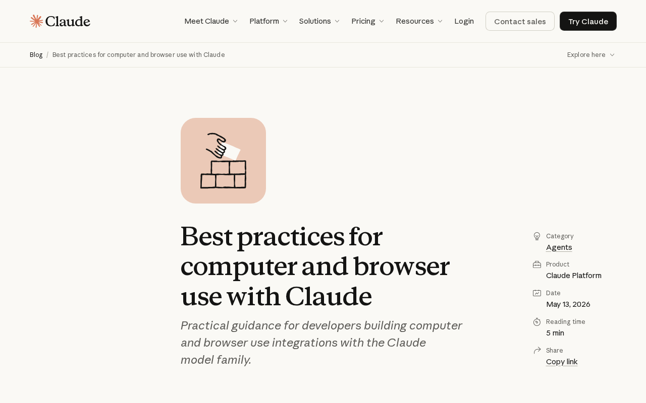 Best Practices for Claude Computer Use: A Complete Guide to Resolution, Click Accuracy, and Model Selection