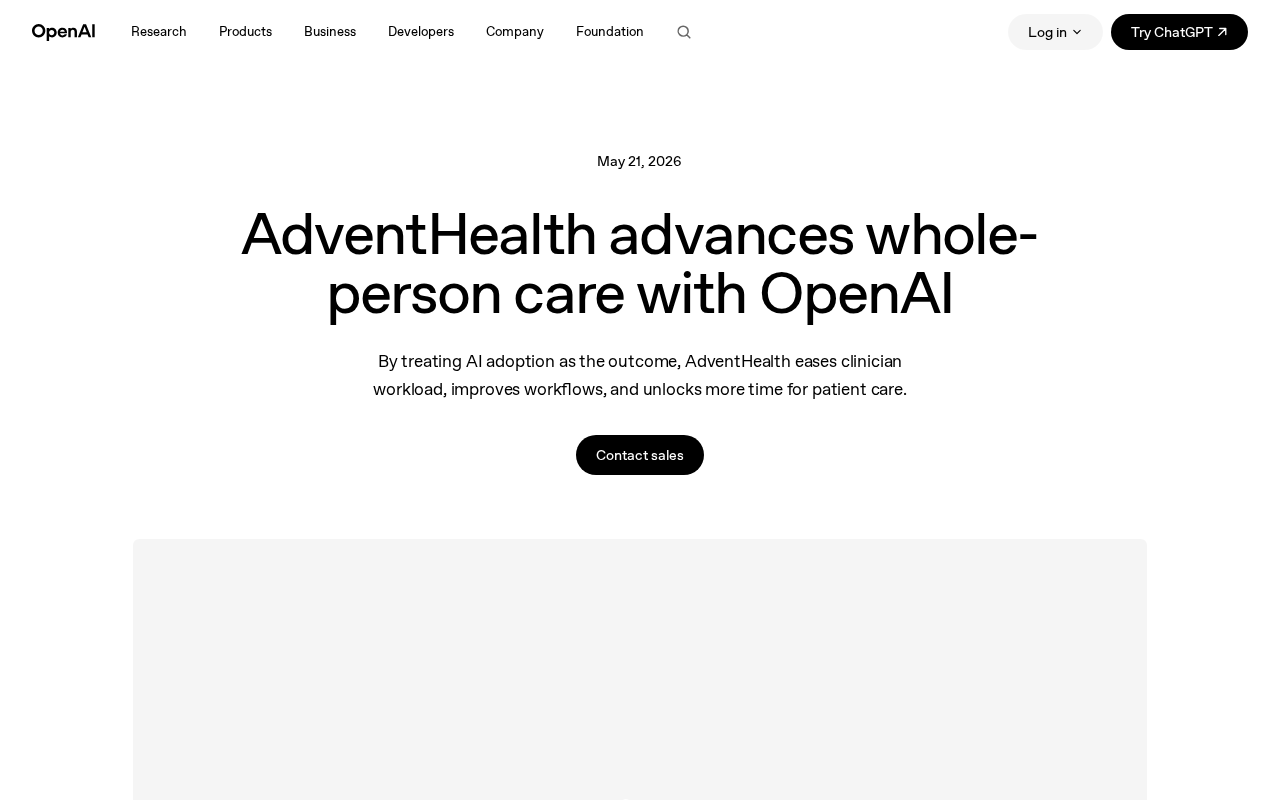 AdventHealth Partners with OpenAI: How ChatGPT Is Reshaping Healthcare