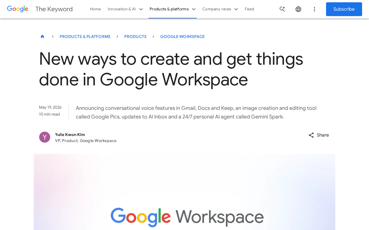 Google Workspace 2025 Update: Voice Interaction, Google Pics Design Tool, and Comprehensive AI Upgrades