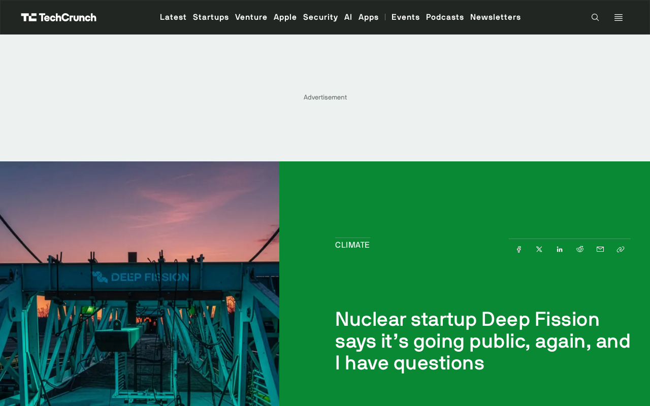 Deep Fission Makes Another IPO Attempt to Raise $157 Million — What Are the Red Flags for This Nuclear Startup?