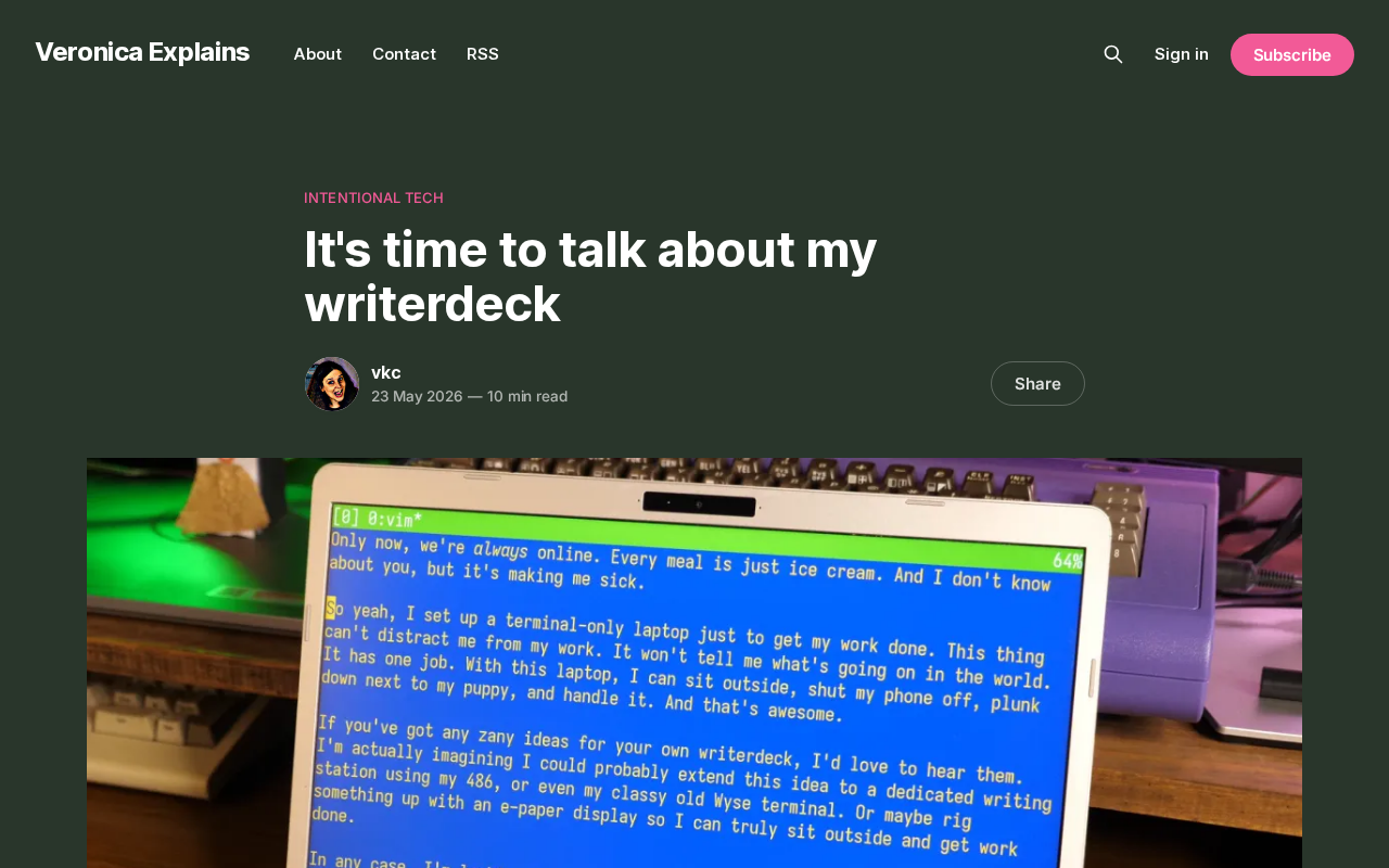 WriterDeck: Building a Distraction-Free Writing Device with Hardware DIY