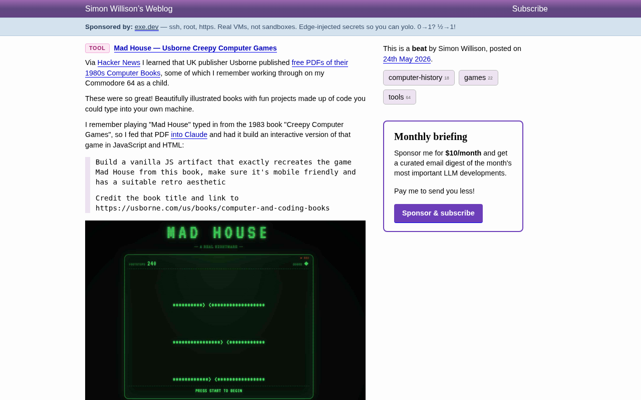 Reviving a 1983 Classic Computer Game with Claude AI: A Cross-Generational Rebirth from BASIC to JavaScript