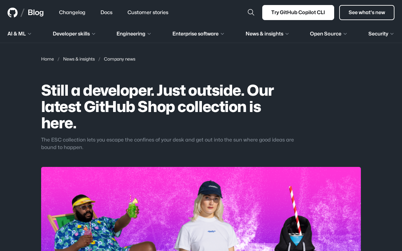 GitHub ESC户外周边系列:按下退出键,走进阳光里