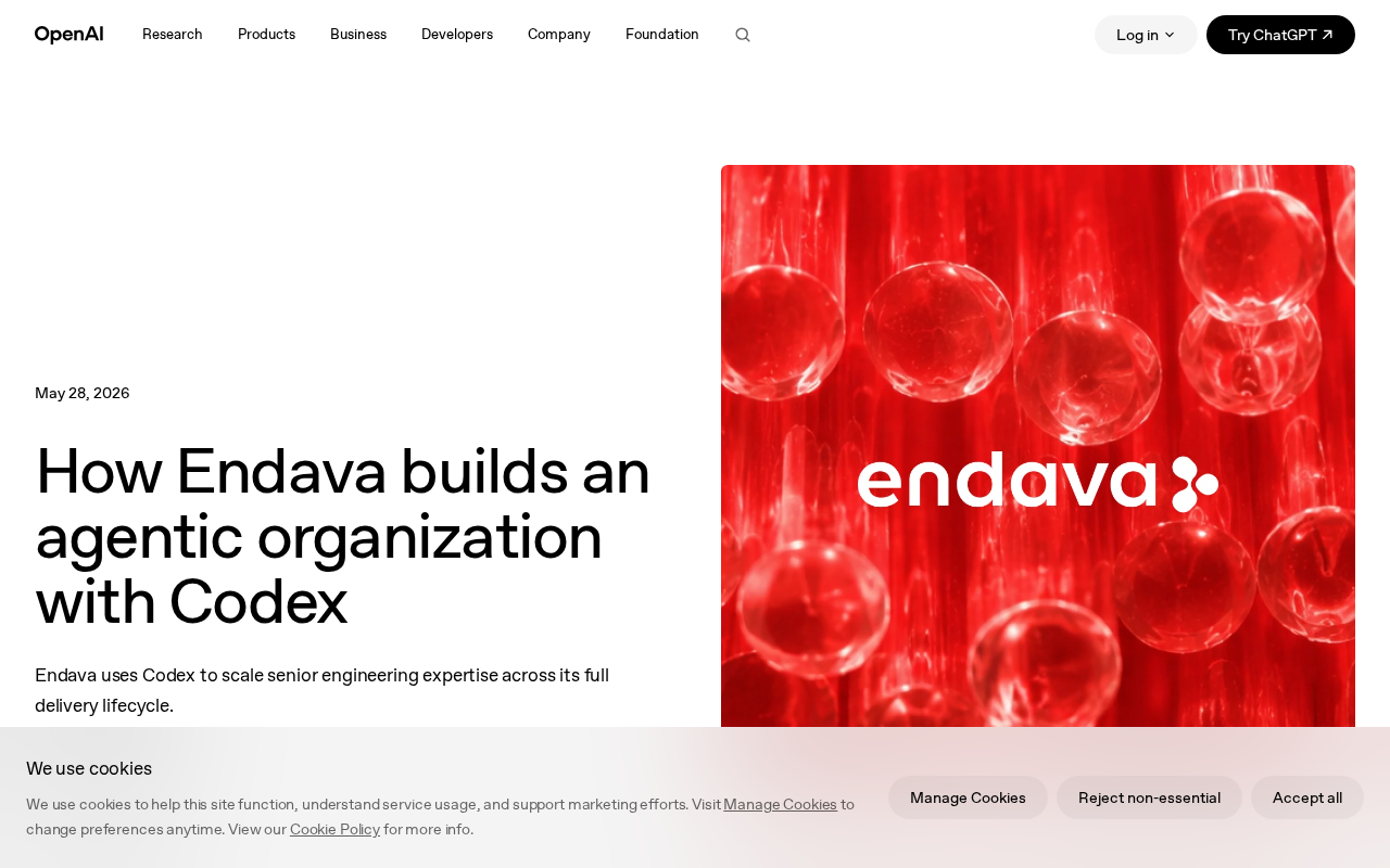 Endava用Codex打造代理化组织:需求分析从数周缩至数小时