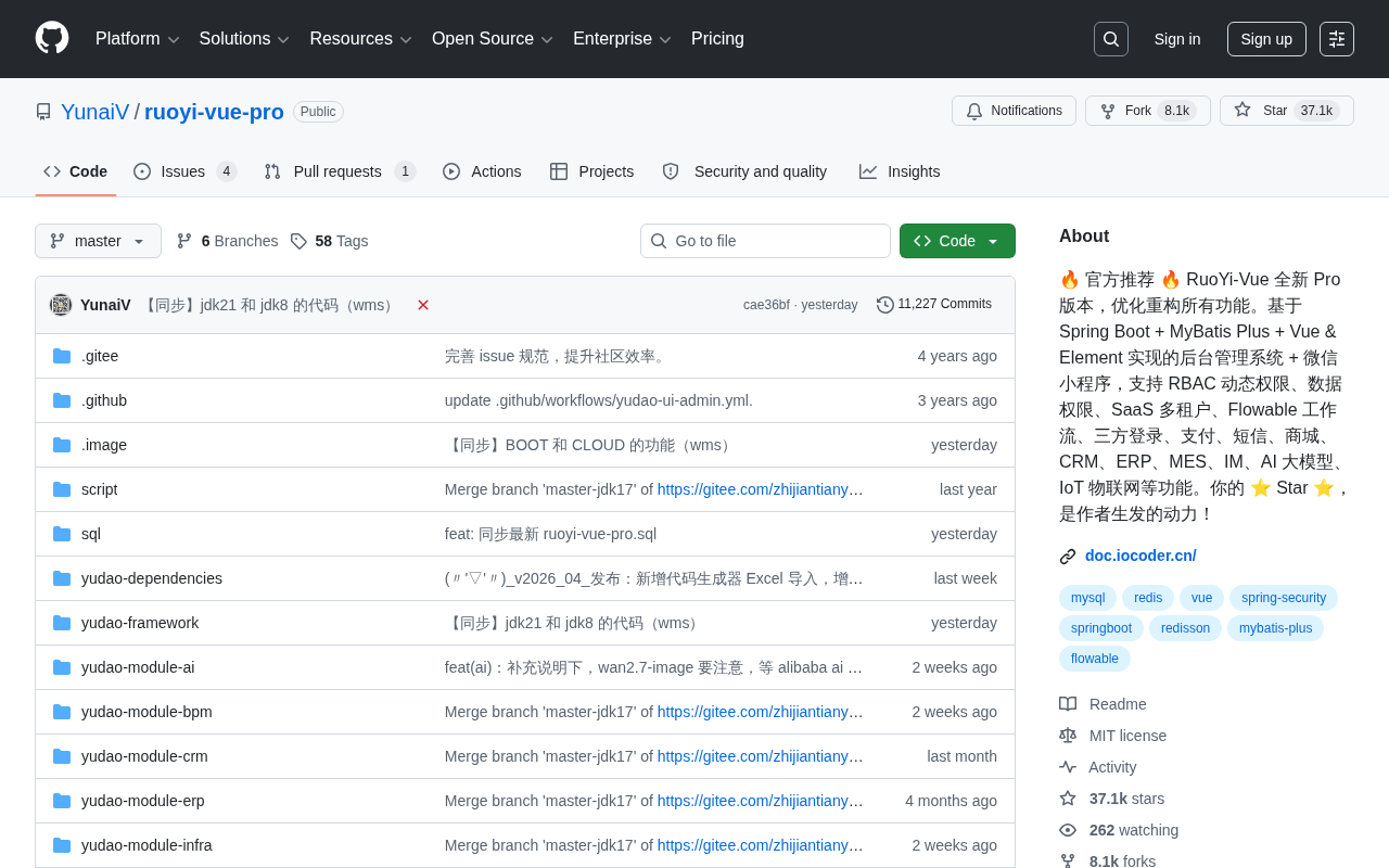 RuoYi-Vue-Pro Deep Dive: Feature Modules, Technical Architecture & Practical Guide